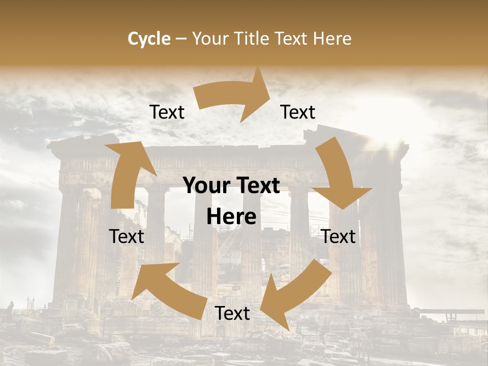 Stadium Hellas Travel PowerPoint Template