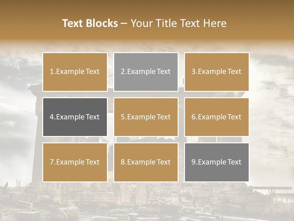 Stadium Hellas Travel PowerPoint Template