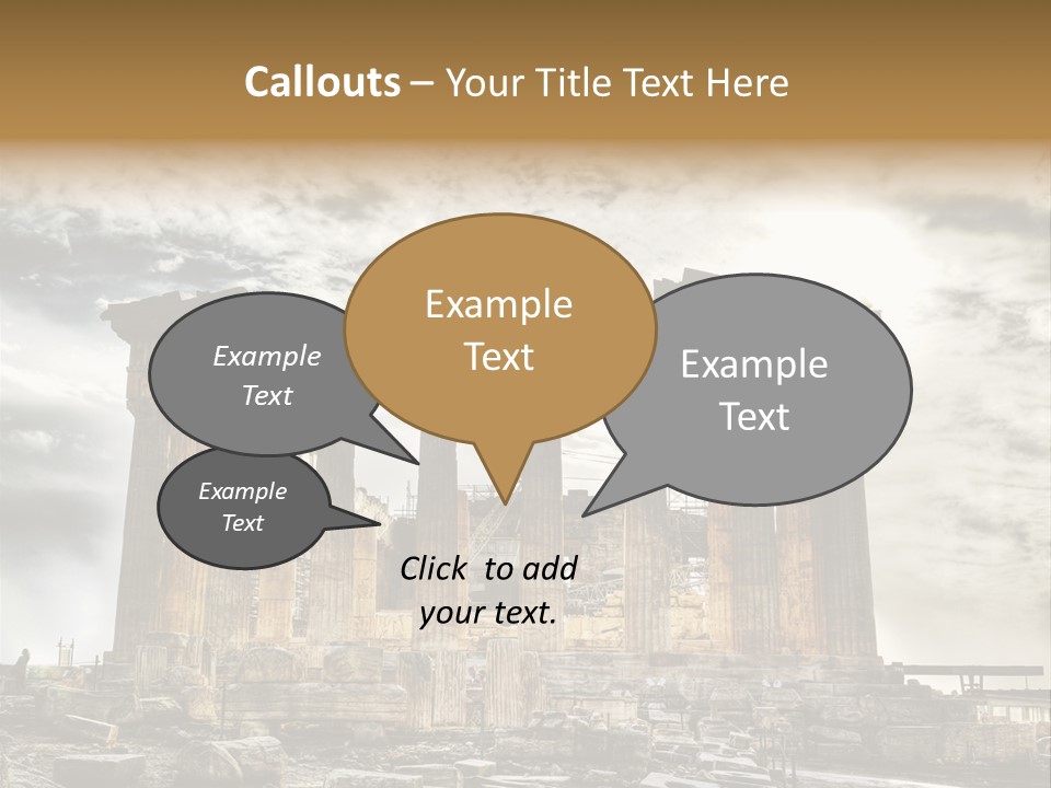 Stadium Hellas Travel PowerPoint Template