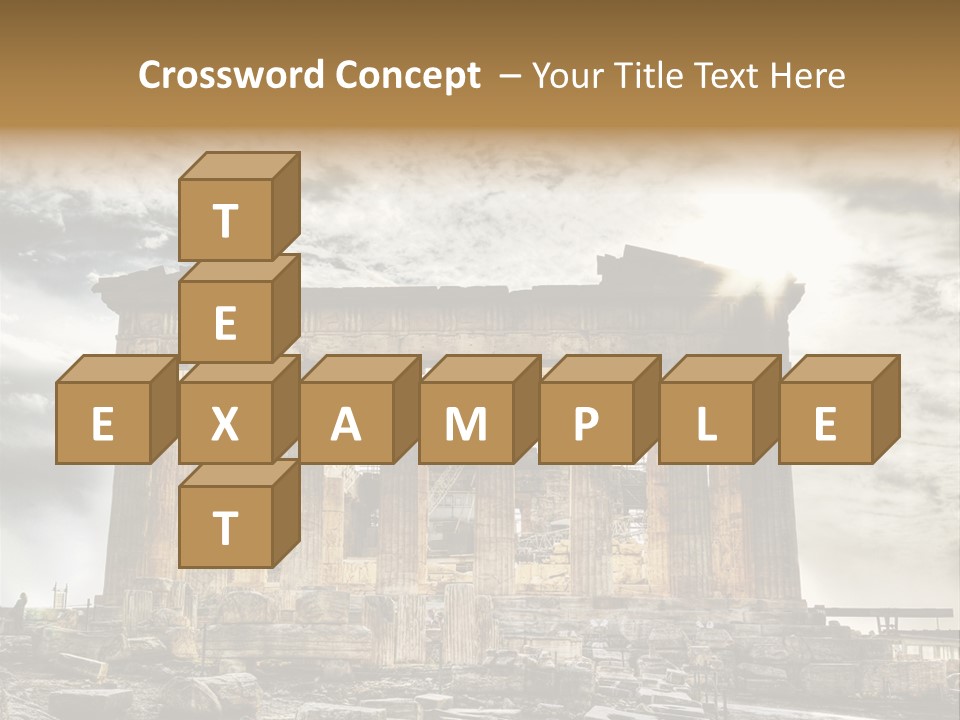 Stadium Hellas Travel PowerPoint Template