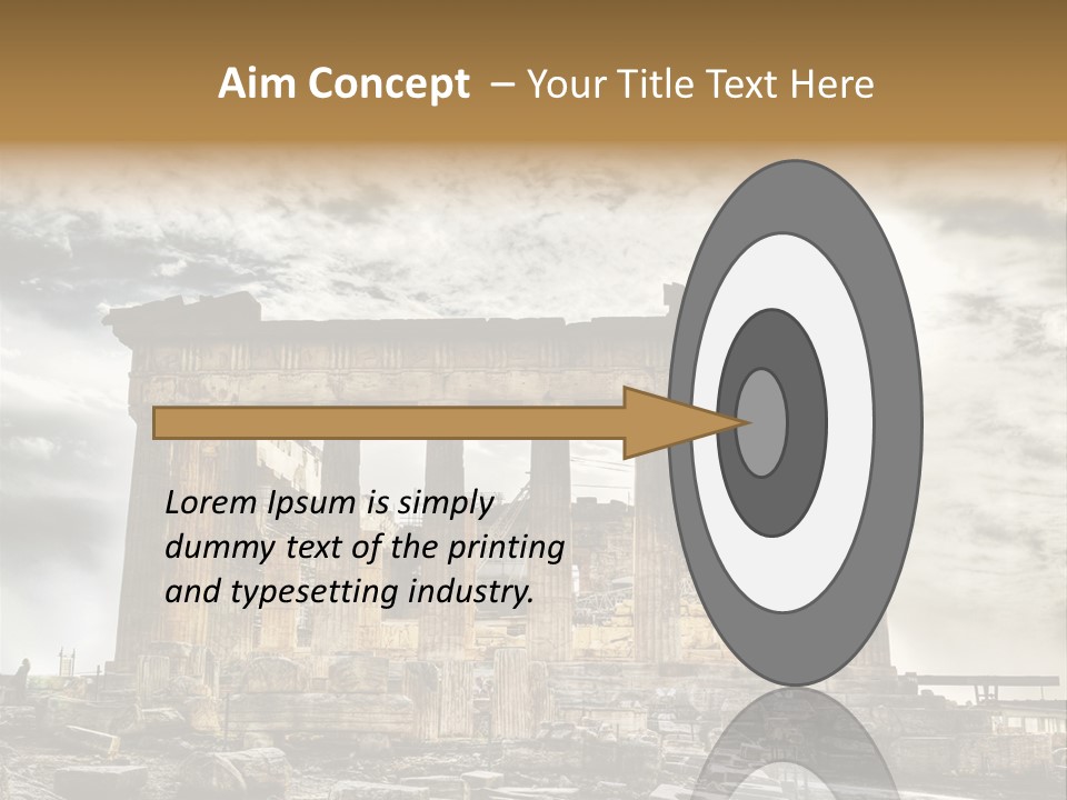 Stadium Hellas Travel PowerPoint Template