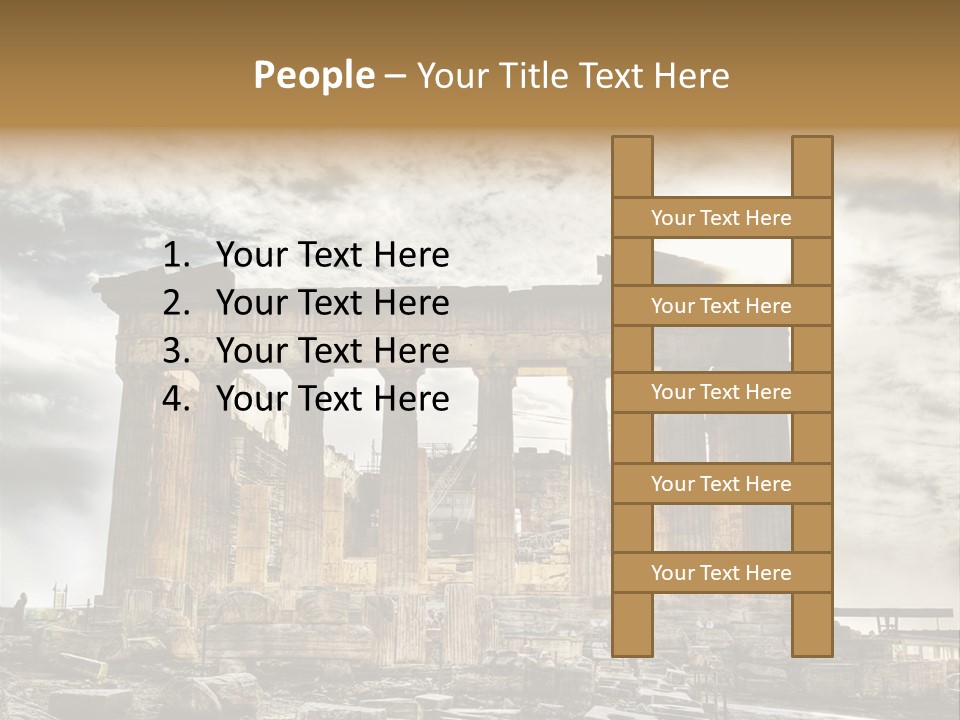 Stadium Hellas Travel PowerPoint Template