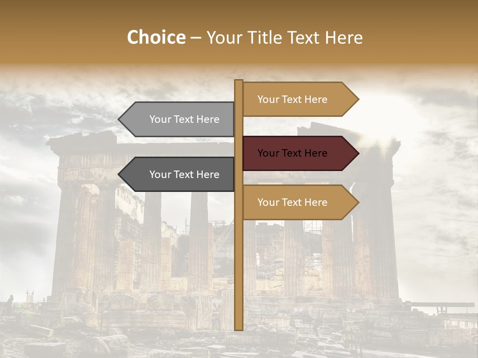 Stadium Hellas Travel PowerPoint Template