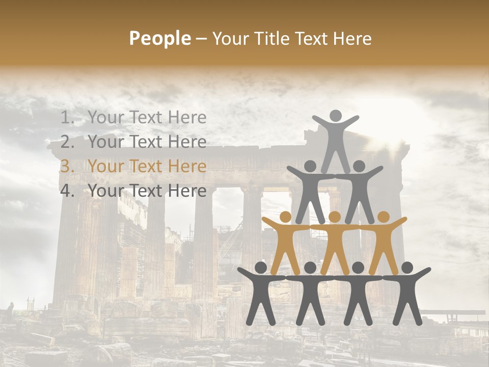 Stadium Hellas Travel PowerPoint Template