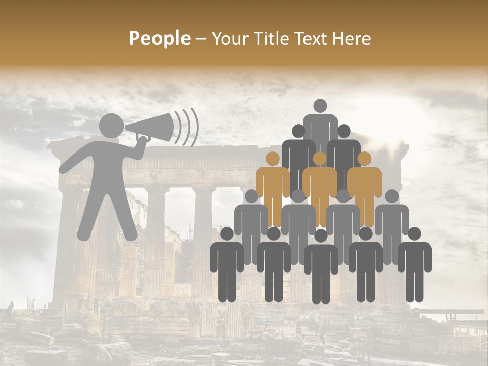 Stadium Hellas Travel PowerPoint Template