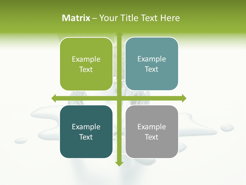 Fresh Ice Cool PowerPoint Template