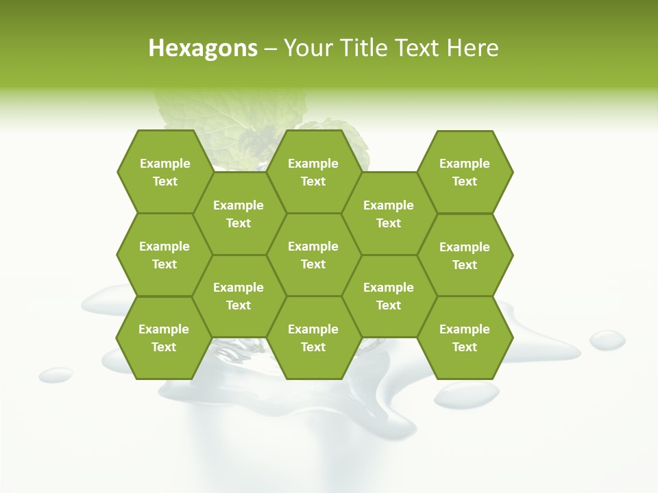 Fresh Ice Cool PowerPoint Template