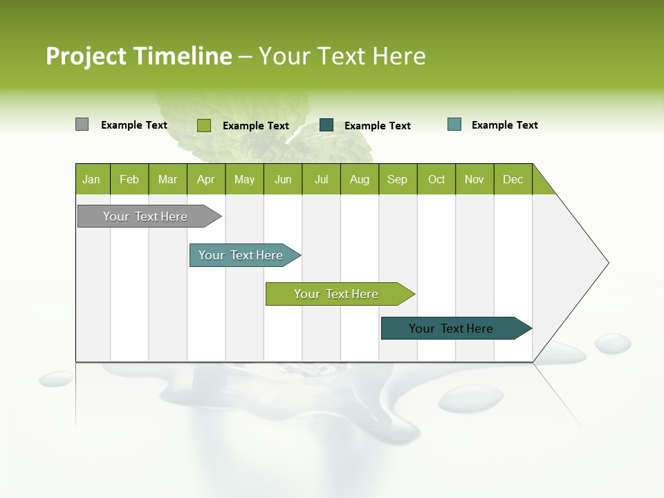 Fresh Ice Cool PowerPoint Template