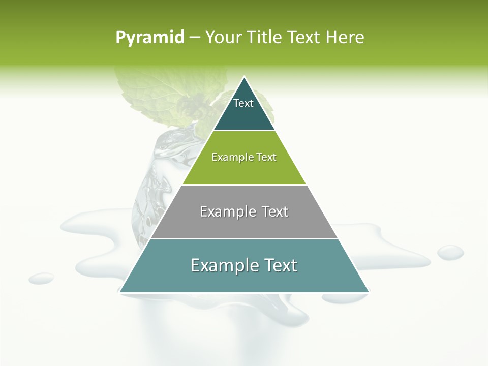 Fresh Ice Cool PowerPoint Template