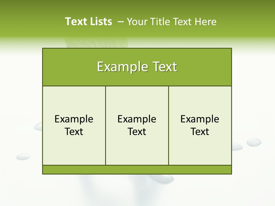 Fresh Ice Cool PowerPoint Template