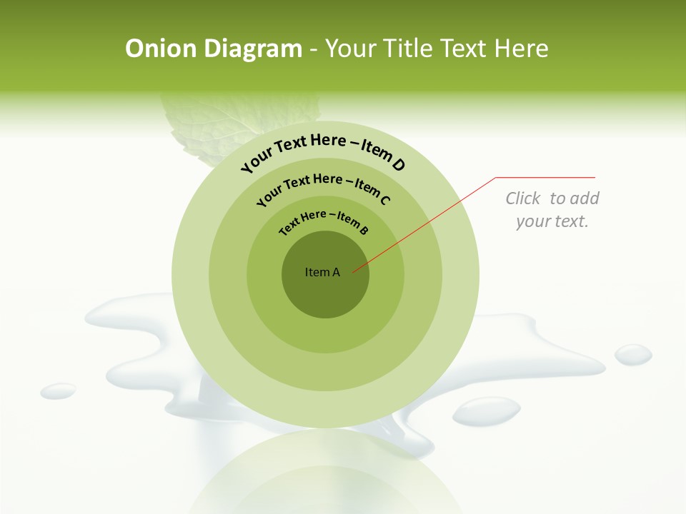 Fresh Ice Cool PowerPoint Template