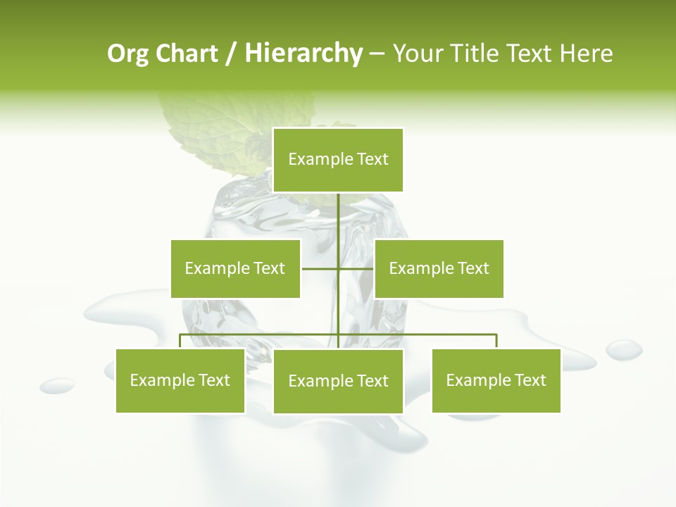 Fresh Ice Cool PowerPoint Template