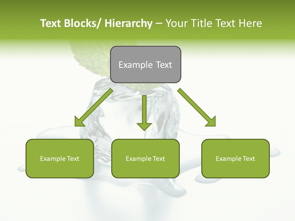Fresh Ice Cool PowerPoint Template