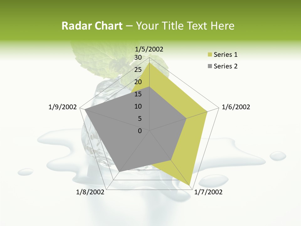Fresh Ice Cool PowerPoint Template