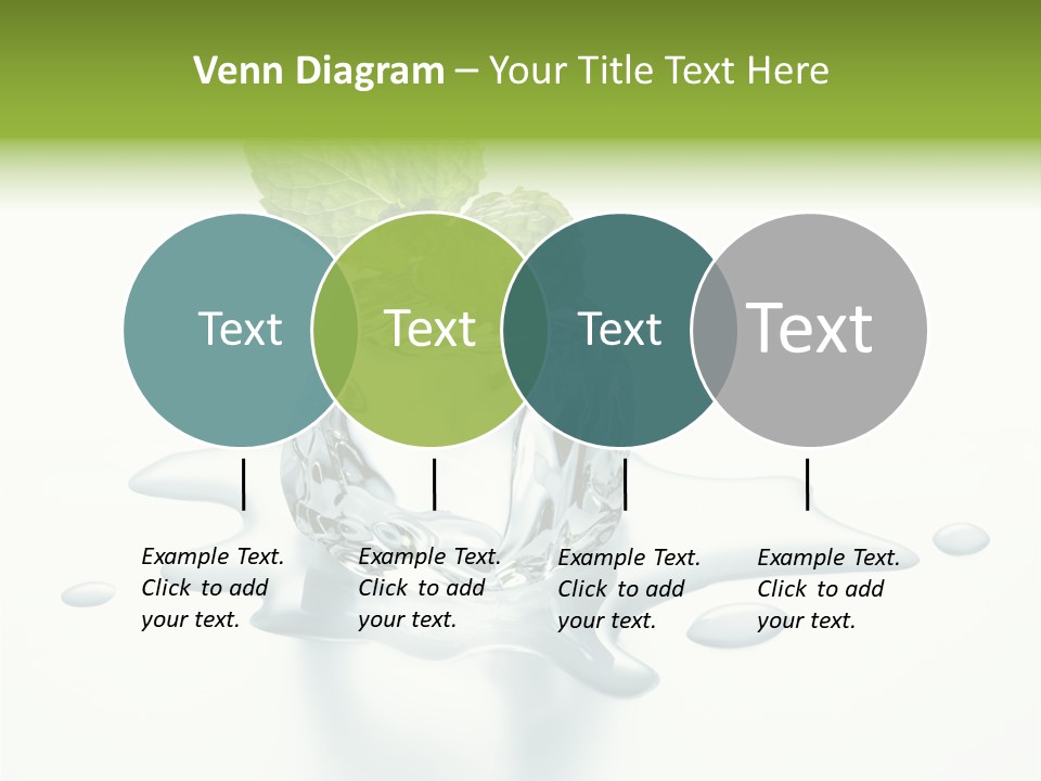 Fresh Ice Cool PowerPoint Template