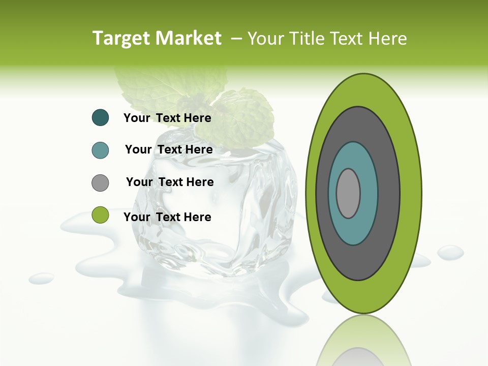 Fresh Ice Cool PowerPoint Template