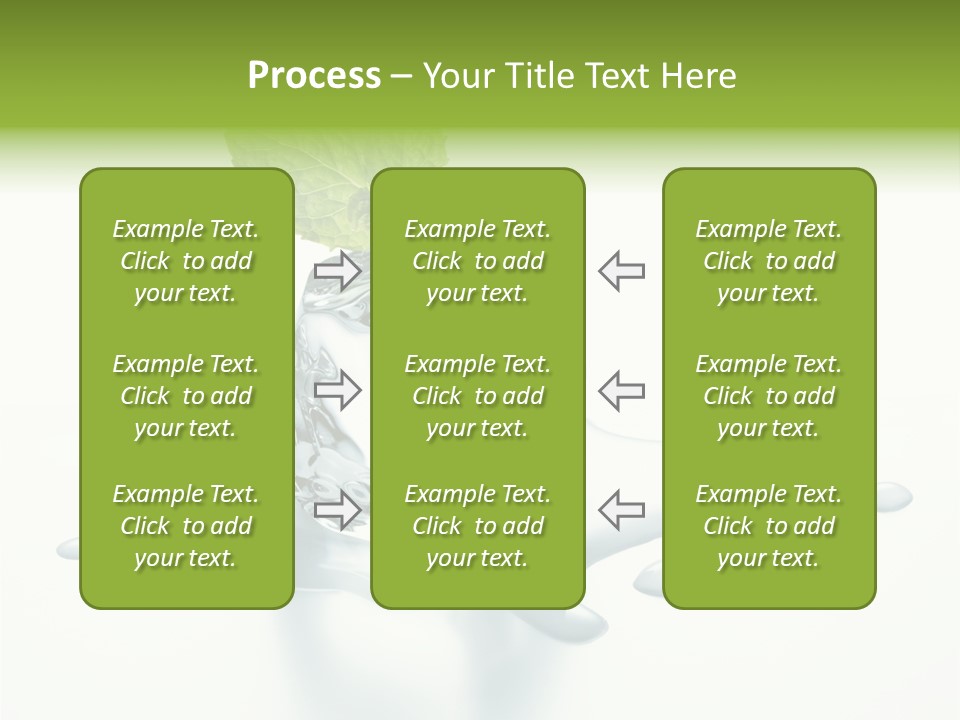 Fresh Ice Cool PowerPoint Template
