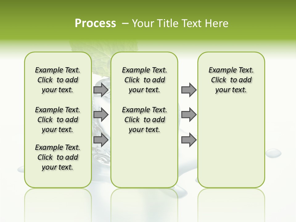 Fresh Ice Cool PowerPoint Template