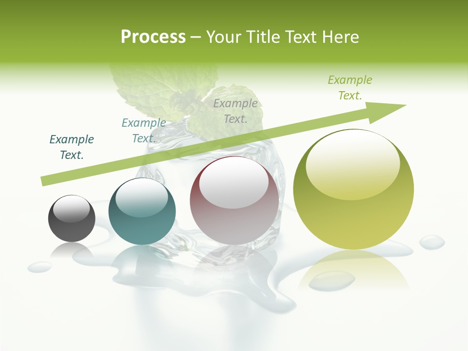 Fresh Ice Cool PowerPoint Template