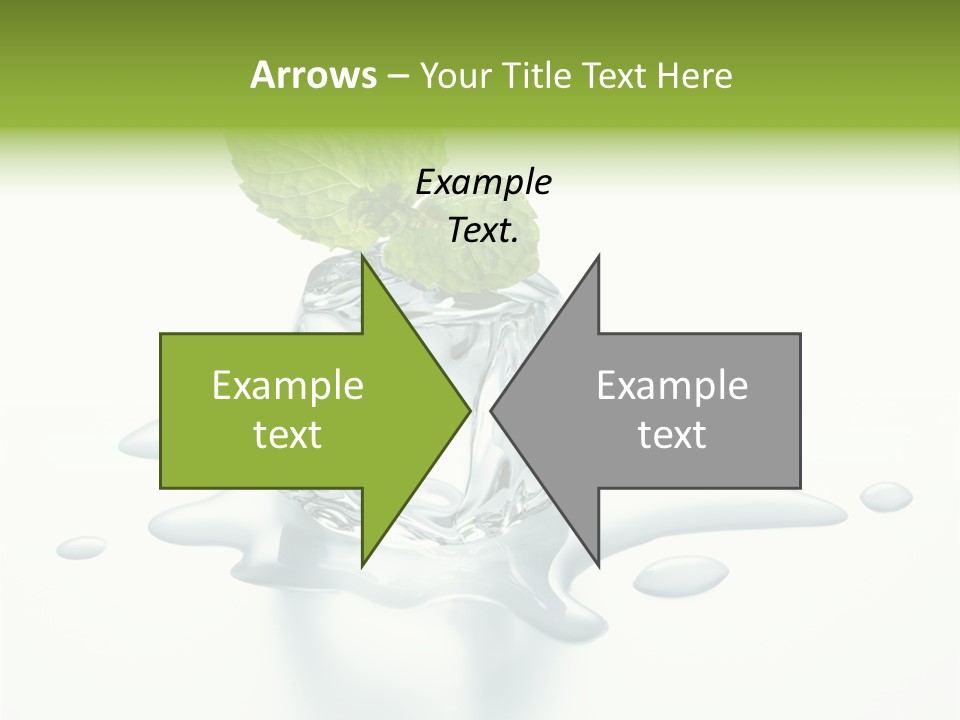 Fresh Ice Cool PowerPoint Template