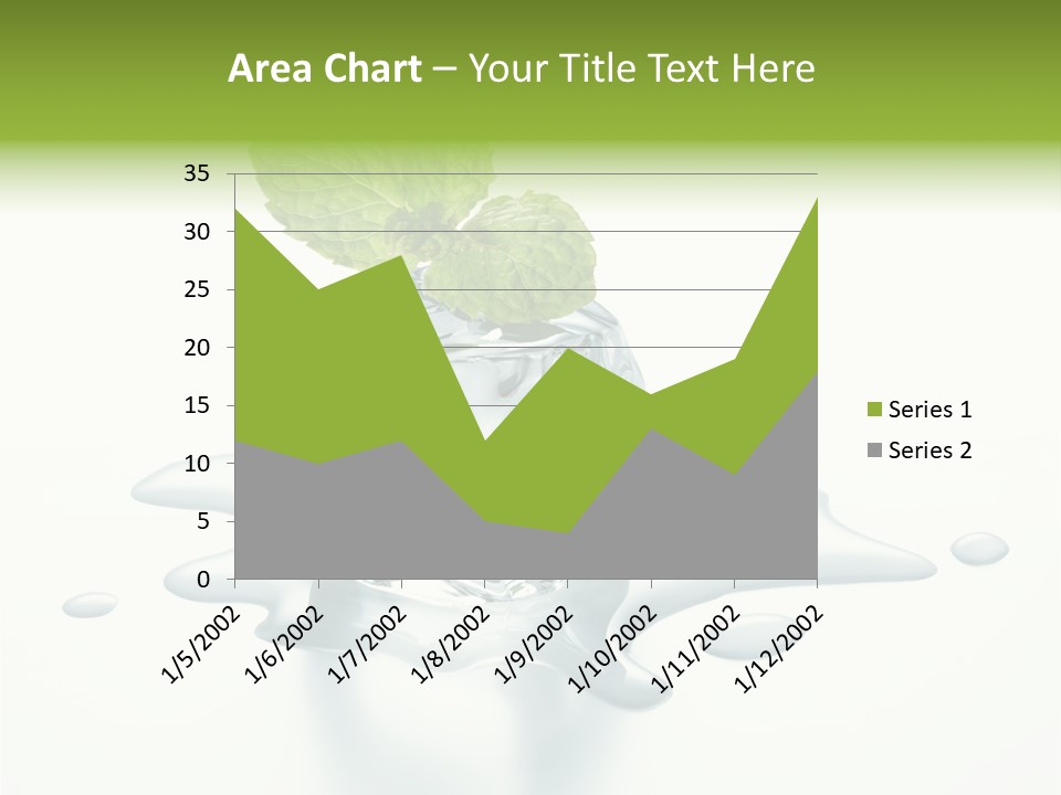 Fresh Ice Cool PowerPoint Template