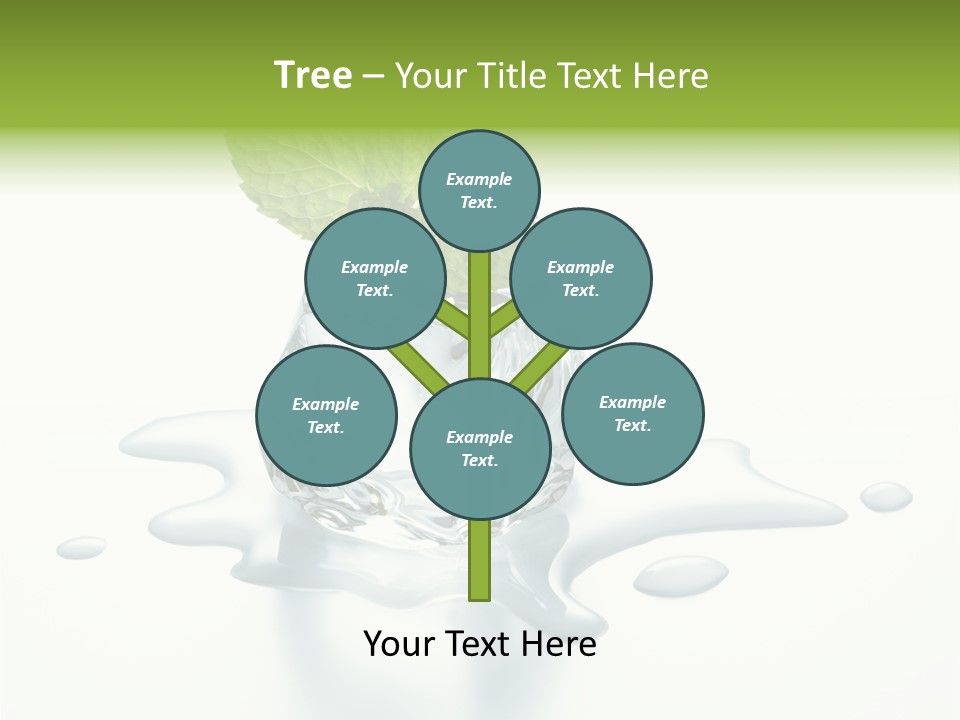 Fresh Ice Cool PowerPoint Template