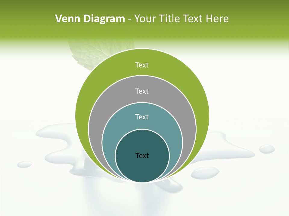 Fresh Ice Cool PowerPoint Template