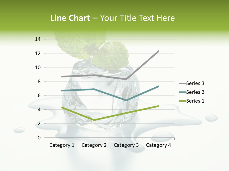 Fresh Ice Cool PowerPoint Template
