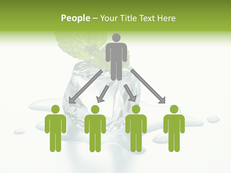 Fresh Ice Cool PowerPoint Template