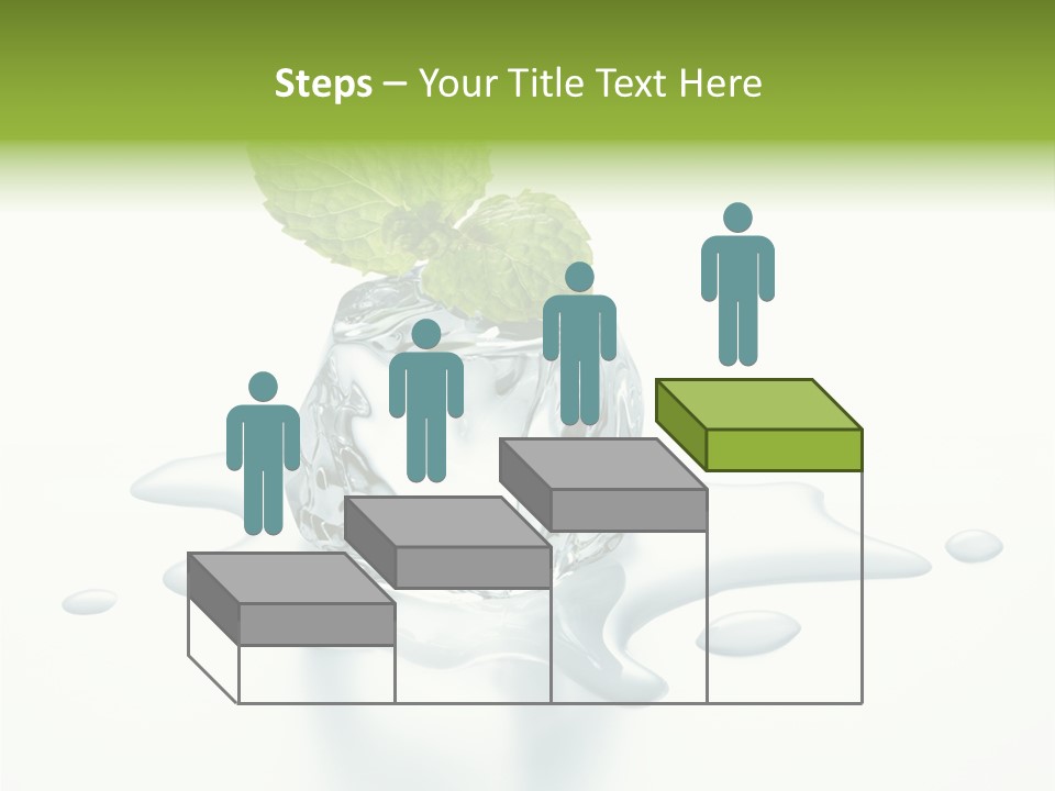 Fresh Ice Cool PowerPoint Template