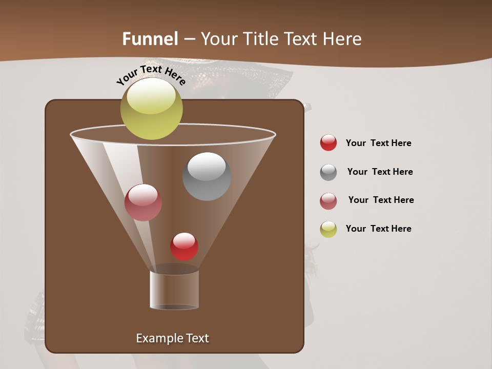 Curling Glamour Young PowerPoint Template