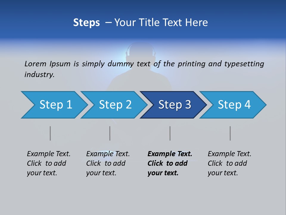 Entertainment Loud Hand PowerPoint Template