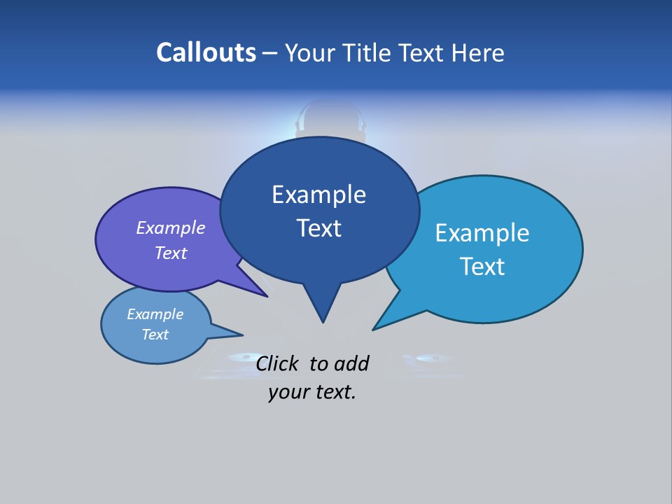 Entertainment Loud Hand PowerPoint Template