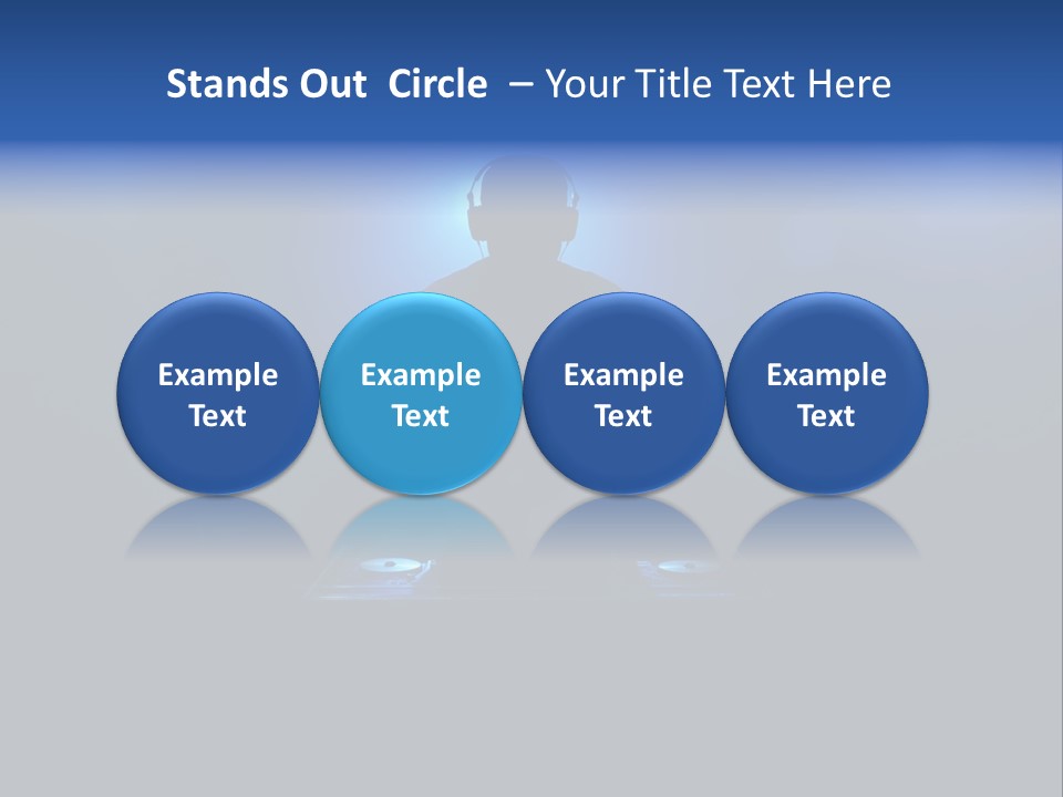 Entertainment Loud Hand PowerPoint Template