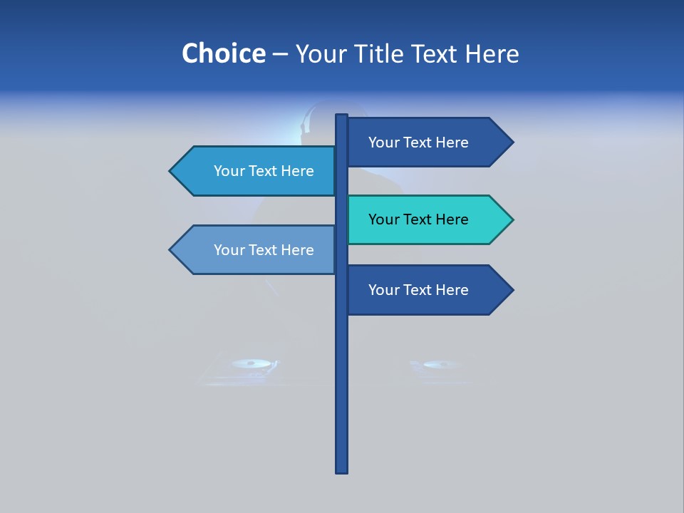 Entertainment Loud Hand PowerPoint Template