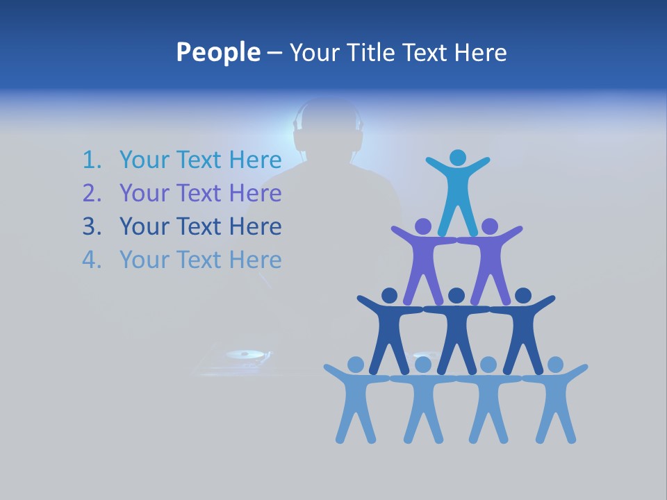 Entertainment Loud Hand PowerPoint Template