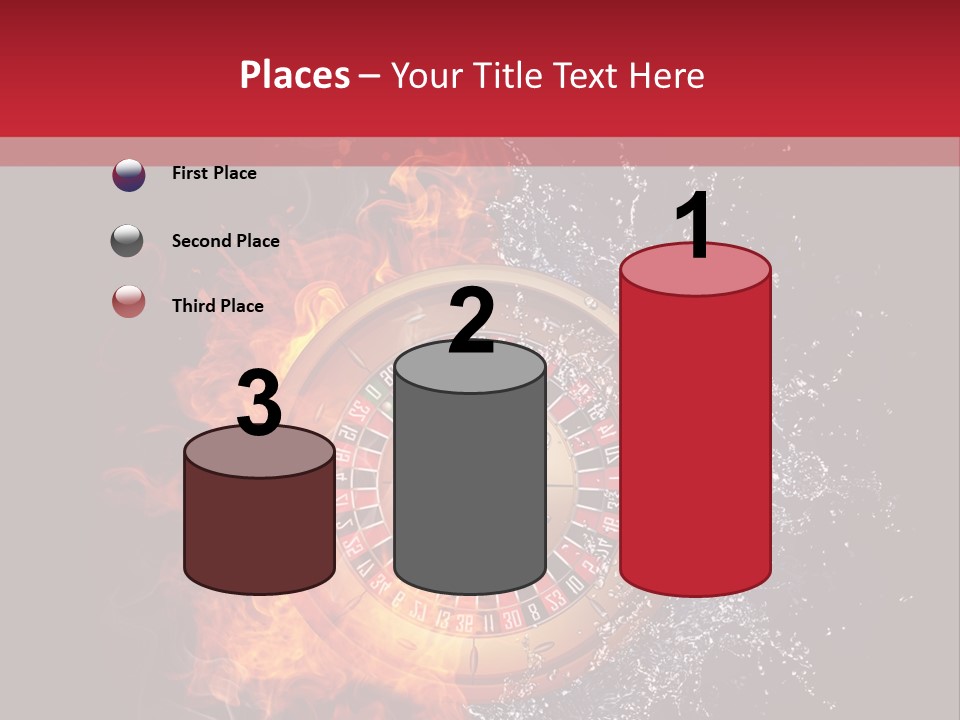 Background Burnt Gambling PowerPoint Template