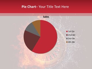 Background Burnt Gambling PowerPoint Template