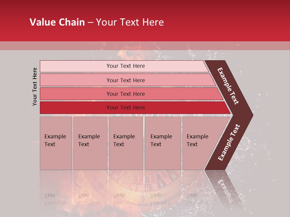 Background Burnt Gambling PowerPoint Template