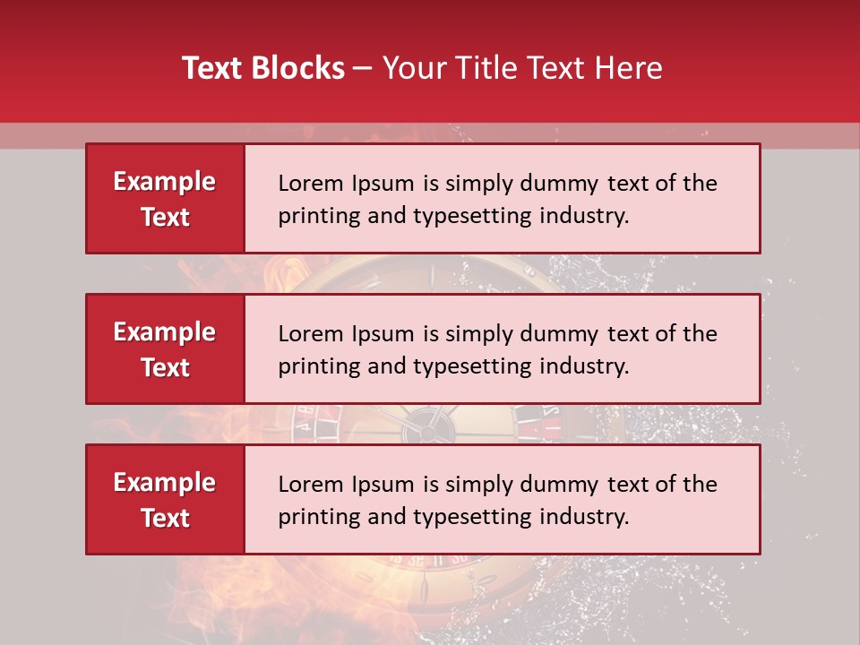 Background Burnt Gambling PowerPoint Template