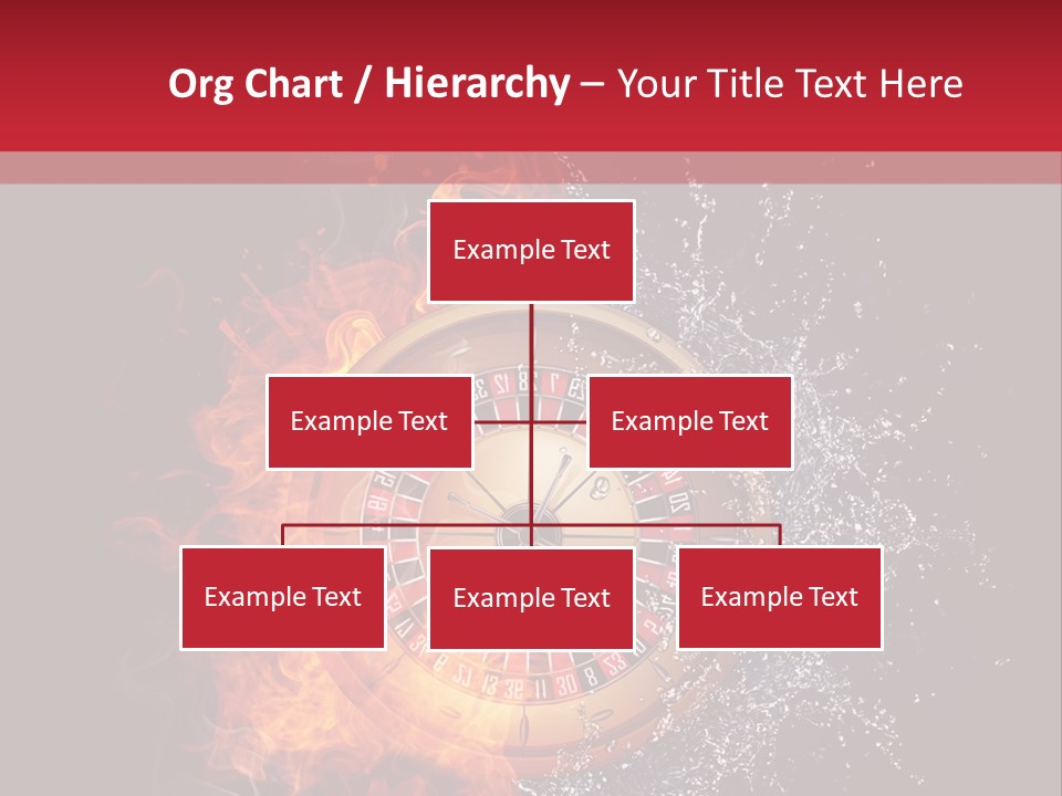 Background Burnt Gambling PowerPoint Template