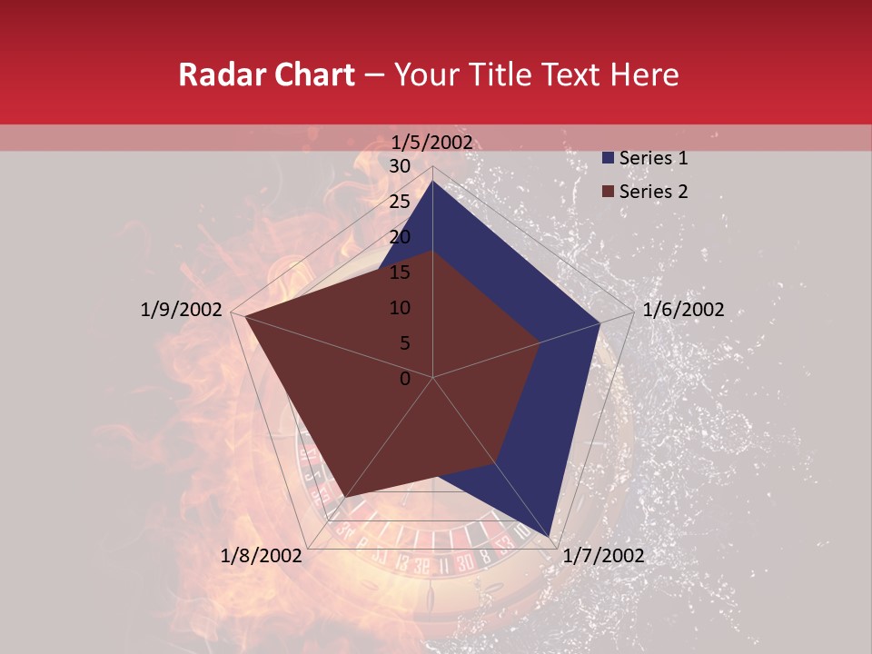 Background Burnt Gambling PowerPoint Template
