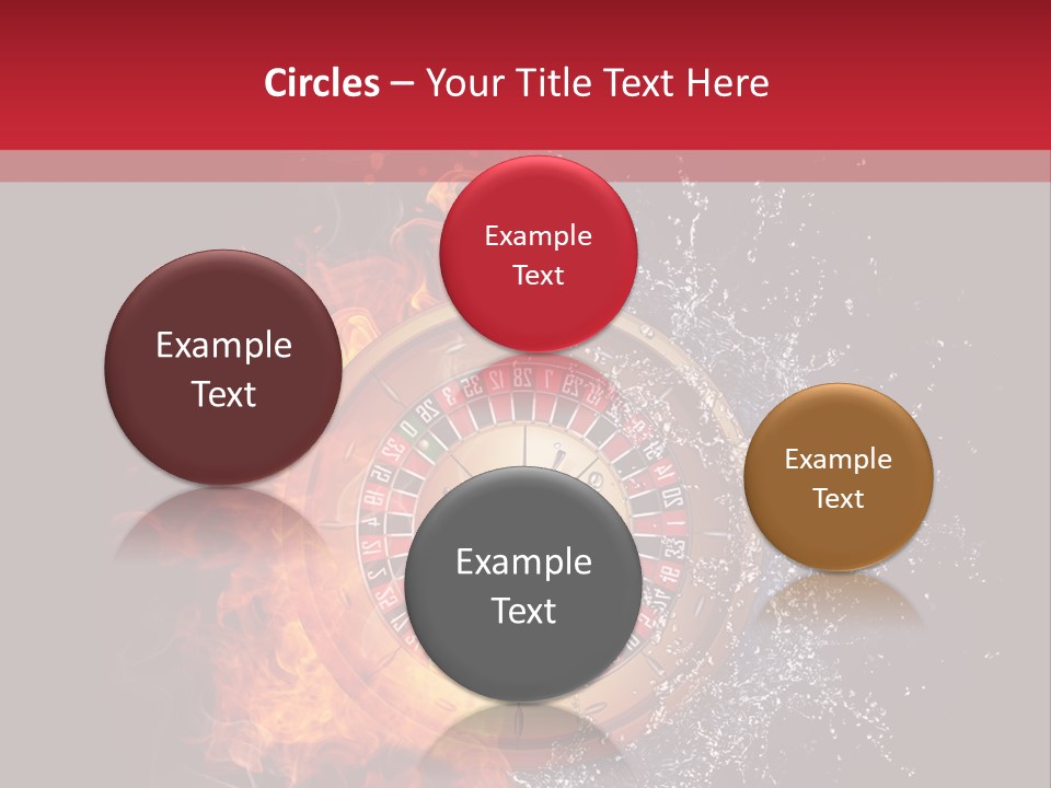 Background Burnt Gambling PowerPoint Template