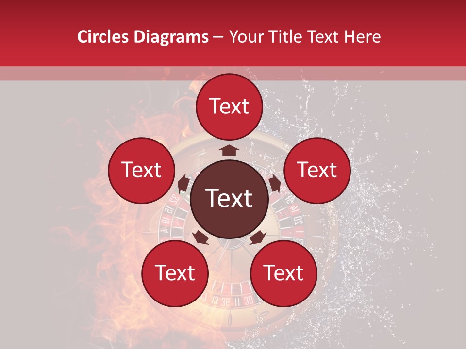 Background Burnt Gambling PowerPoint Template