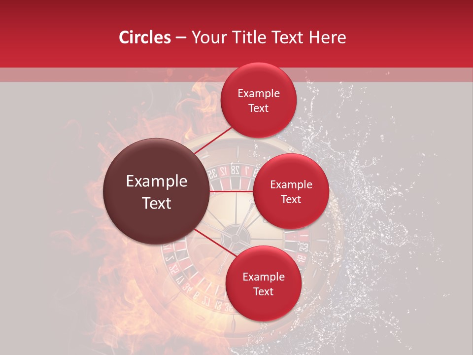 Background Burnt Gambling PowerPoint Template