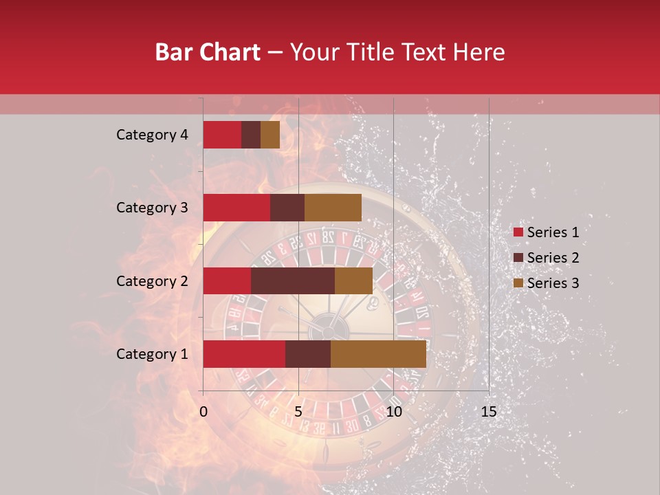 Background Burnt Gambling PowerPoint Template