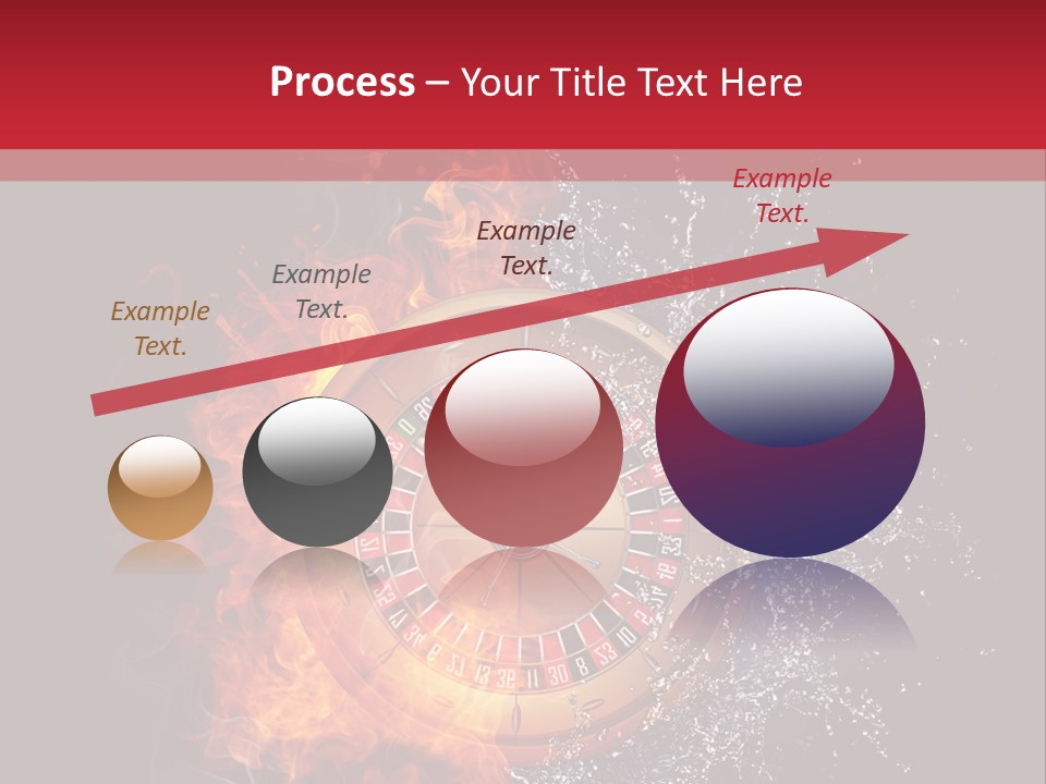 Background Burnt Gambling PowerPoint Template