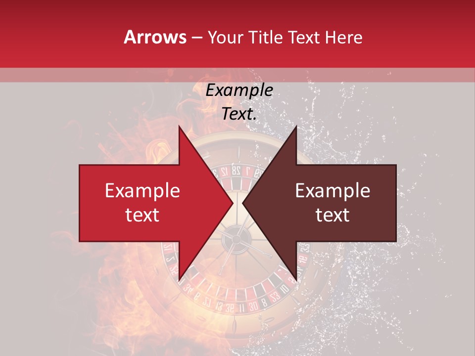 Background Burnt Gambling PowerPoint Template