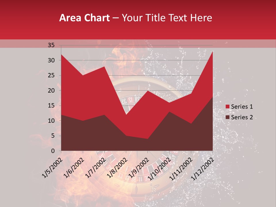 Background Burnt Gambling PowerPoint Template