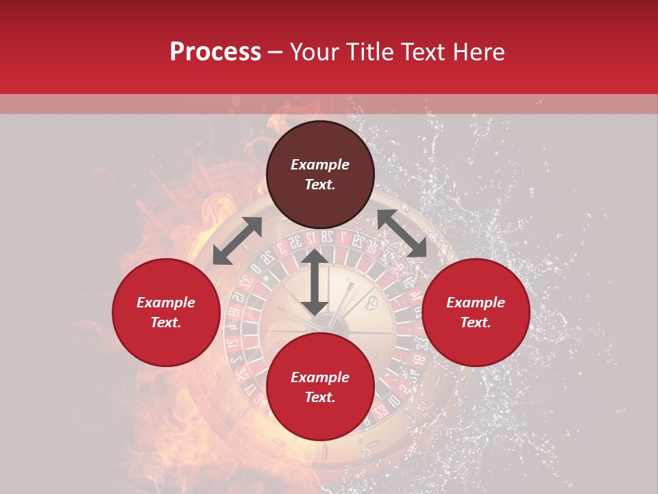 Background Burnt Gambling PowerPoint Template